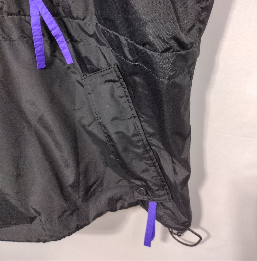 Vintage 90s Columbia Powder Keg Anorak Jacket Mens M Black Outdoor Y2K Retro - Picture 8 of 12